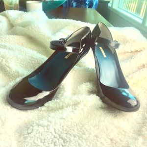 ❗️3/$29 Max Studio Black Patent 3” Heels Size 8M